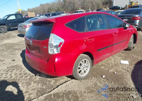 2012 Toyota Prius V Three from USA, damaged, VIN JTDZN3EUXC3029188